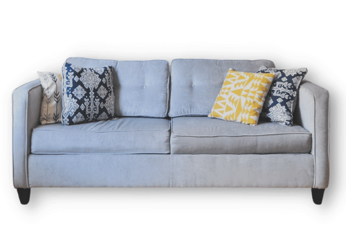 sofa-removal-Richmond-grey-with-cushions