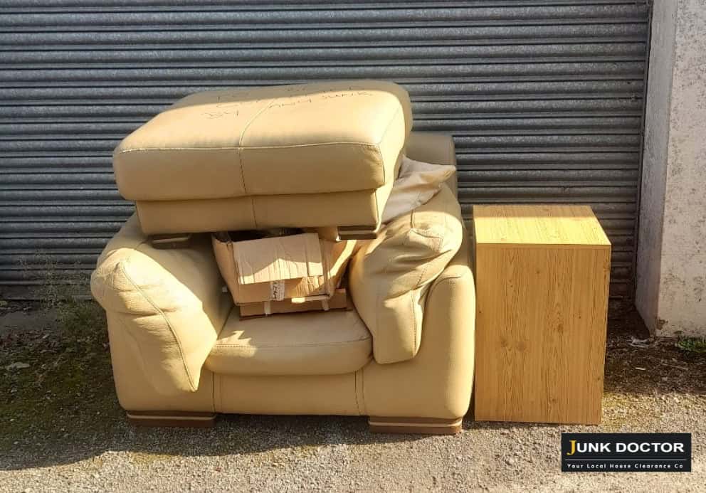 furniture-recycling-Doncaster-armchair-and-drawer