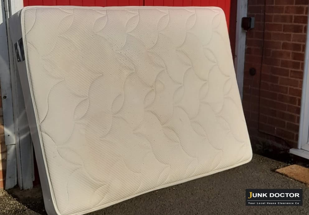 mattress-disposal-Rotherham-white-patterned